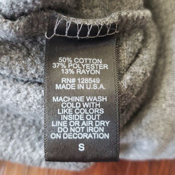 Aviator Nation Gray Rainbow Chic Edgy Feminine Y2K Full-Zip Hoodie Size Small - Picture 6 of 7